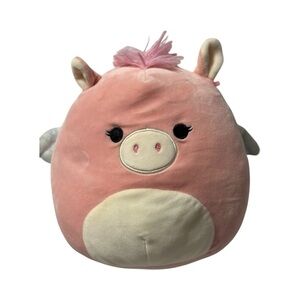 Squishmallow Pink Flying Pig Pegasus Plush W/ Wings Tail